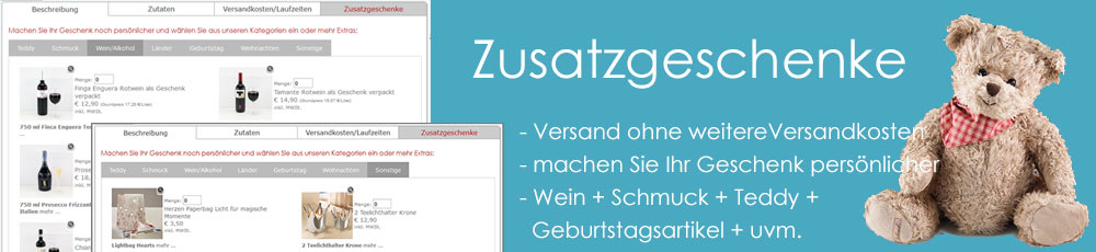 Zusatzgeschenke