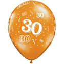 Z_26: Luftballon zum 30. Geburtstag, nicht aufgeblasen