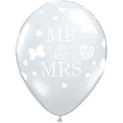 Z_08: Luftballon MR & MRS, nicht aufgeblasen