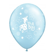 Z_201: Luftballon ITs A BOY, nicht aufgeblasen