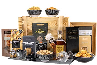 SCHWARZWALD WHISKY in Geschenkkorb AUTHENTIC 