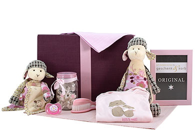 BABY GESCHENKBOX KISS ME ZUR GEBURT title=