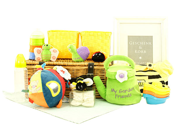Gartenfreunde Baby Geschenkkorb