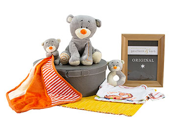 BABY GESCHENKKORB BÄRLI Babygeschenke