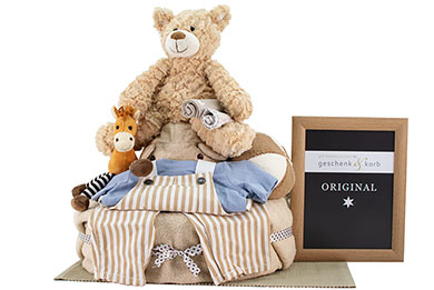 Niedliche WINDELTORTE FÜR JUNGEN - OH TEDDY