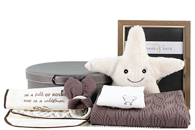 BIG LOVE - BABY GESCHENKKORB ZUR GEBURT 