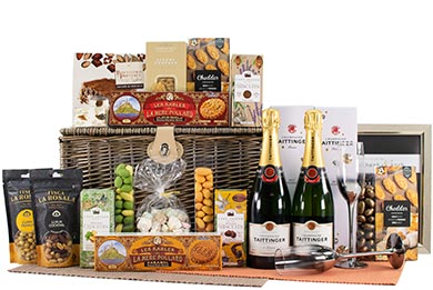 GESCHENKKORB CHAMPAGNER GLAMOUR & GOURMET title=