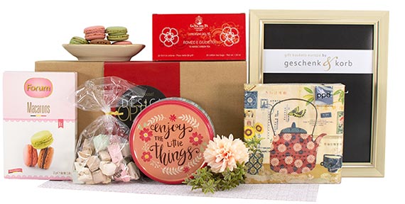 Cheers to Life Geschenkbox Teegeschenk die kleinen Dinge