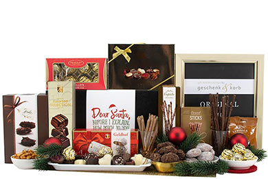 Geschenkbox für CHOCOHOLICS WEIHNACHTSTRAUM