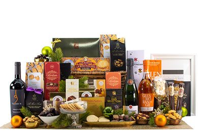 CHAMPAGNER & WHISKY & WEIN & WOW Geschenkkorb CHAMPAGNER & WHISKY & WEIN & WOW Geschenkkorb