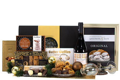 Präsentkorb zu Weihnachten GOLDENE ZEITEN