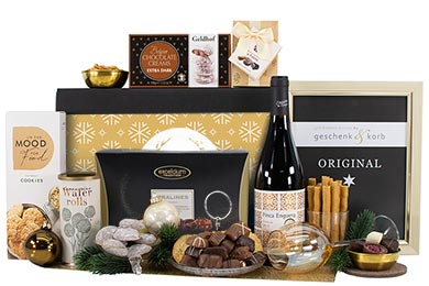 Präsentkorb zu Weihnachten GOLDENE ZEITEN