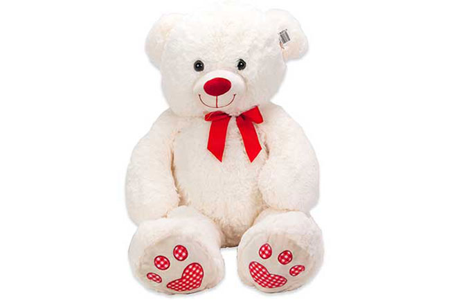 Geschenkidee HERZ sitzend aus Plüsch *NEU* BÄRCHEN a