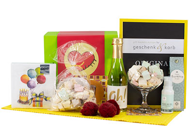 GEBURTSTAGSGESCHENK BE HAPPY GESCHENKBOX