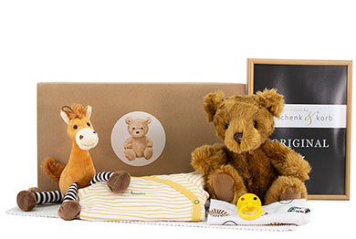 NEUTRALES BABY GESCHENK - HI BABY