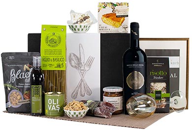 Präsentkorb TOSKANA mit italienischer Feinkost