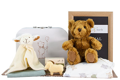 NEUTRALES BABY GESCHENK KLEINER NESTLING 