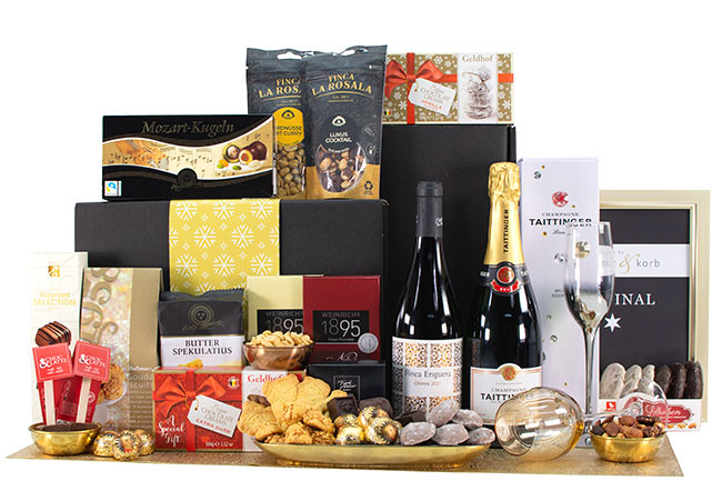 MIDNIGHT CLASSIC | CHAMPAGNER & WEIN GESCHENKBOX 
