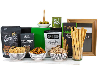 OLIVEN & SNACKS GESCHENKSET BOTANAS