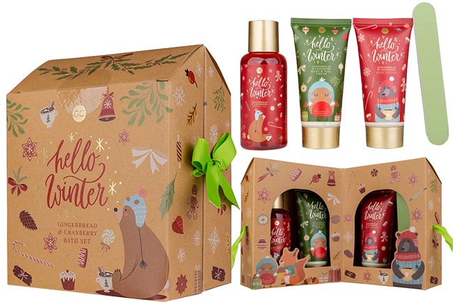 WEIHNACHTLICHES BADESET