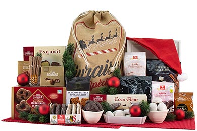 WEIHNACHTSGESCHENK HO HO HO  IM JUTESACK