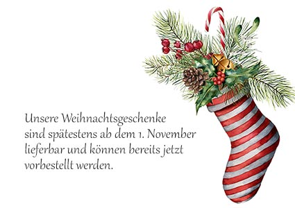 Weihnachtsgeschenke 2024 jetzt vorbestellen