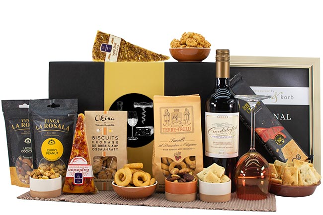 WEIN & KSE & SNACKS GESCHENKBOX