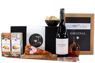GESCHENKBOX WEINGENUSS & KÄSEGLÜCK 